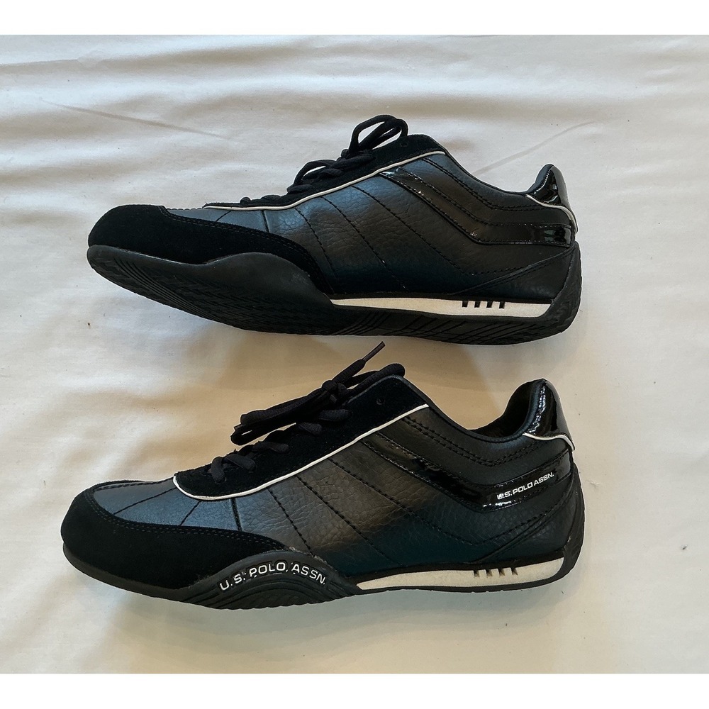 US Polo Assn Tiara Black Athletic Shoes Sneakers - Womens Size 8.5 -‎ JTA1127